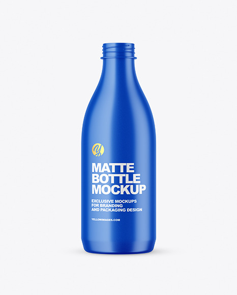 Matte Plastic Bottle Mockup PSD #2