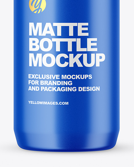 Matte Plastic Bottle Mockup PSD #7
