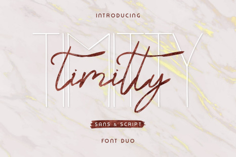 Timitty Font Duo