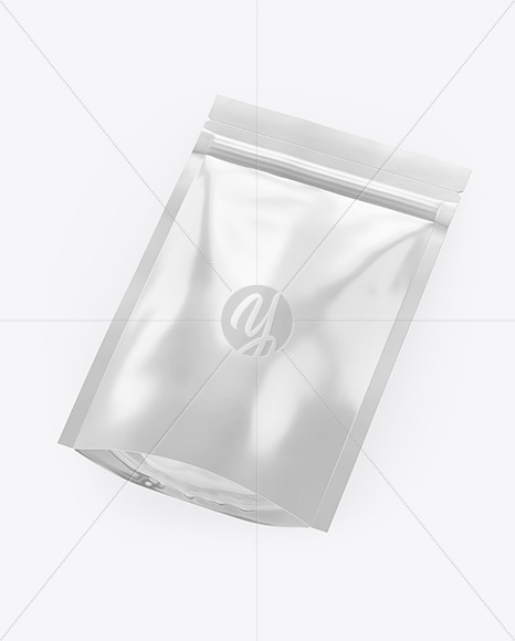 Download Glossy Metallic Stand Up Pouch Mockup In Pouch Mockups On Yellow Images Object Mockups