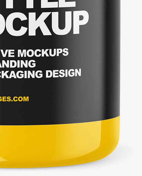 Glossy Pills Bottle Mockup PSD #1