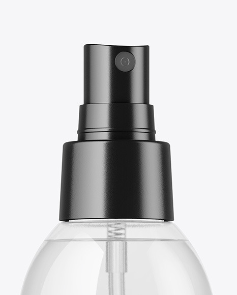 Clear Spray Bottle Mockup PSD #6