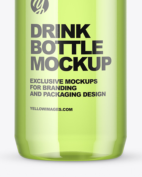 Colored Plastic Bottle Mockup PSD #7