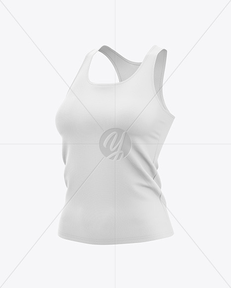 Download Women S Tank Top Mockup In Apparel Mockups On Yellow Images Object Mockups