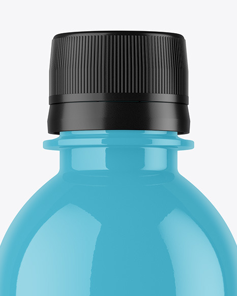 Glossy Plastic Bottle Mockup PSD #1