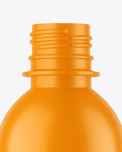 Matte Plastic Bottle Mockup PSD #6