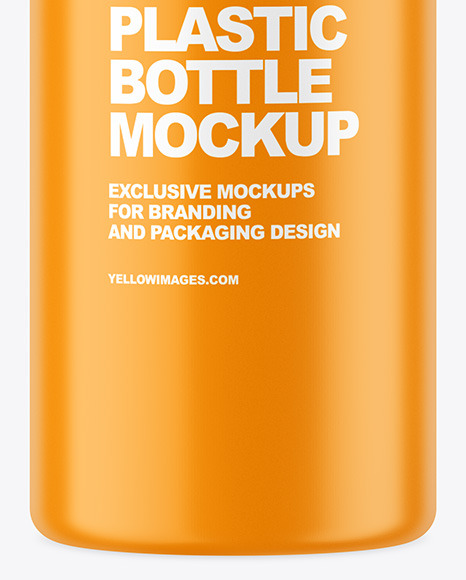 Matte Plastic Bottle Mockup PSD #7