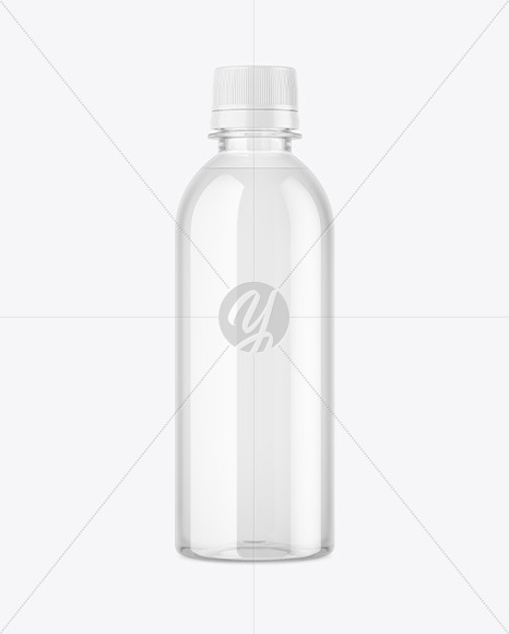 Clear Glass Bottle Mockup On Yellow Images Object Mockups 1395