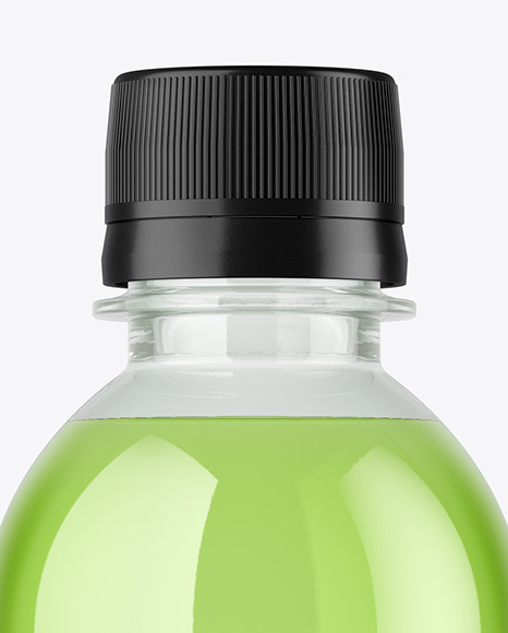 Clear Glass Bottle Mockup PSD #1