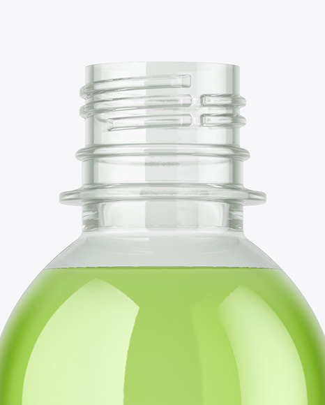 Clear Glass Bottle Mockup PSD #6