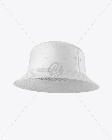 Free Leather Bucket Hat Mockup