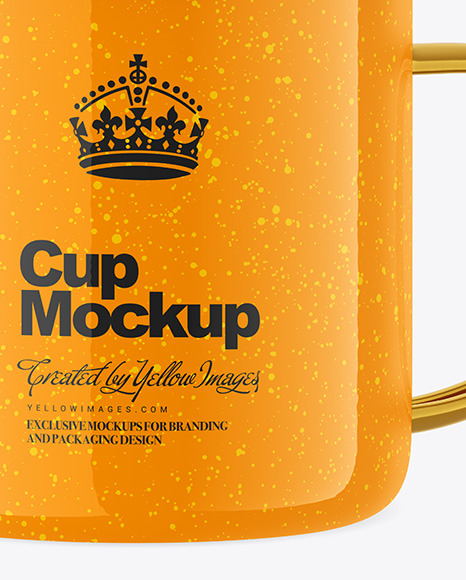 Glossy Cup Mockup PSD #6