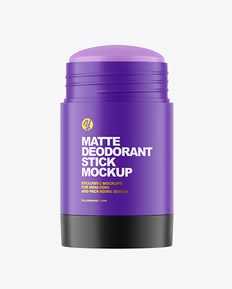 50g Matte Plastic Deodorant Stick Mockup