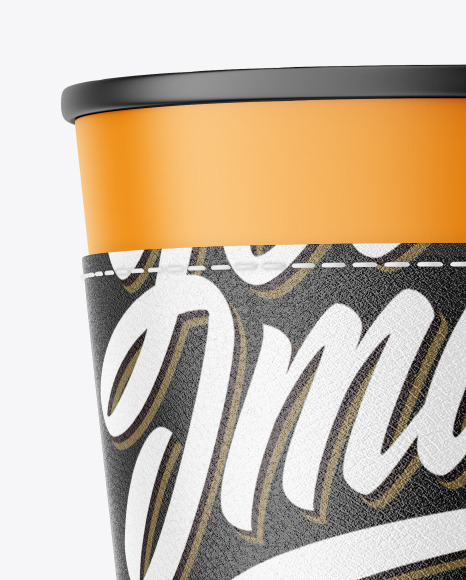 Matte Cup with Holder Mockup PSD #1