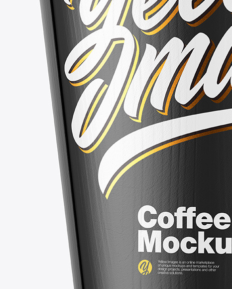 Kraft Coffee Cup w  Holder Mockup PSD #6