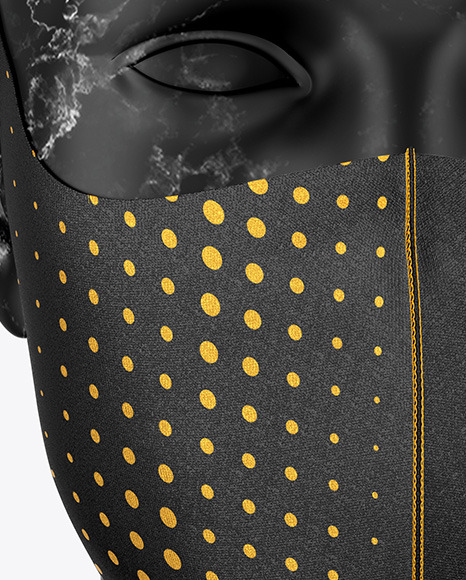 Download Face Mask Mockup In Apparel Mockups On Yellow Images Object Mockups