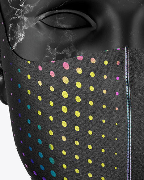 Download Face Mask Mockup In Apparel Mockups On Yellow Images Object Mockups