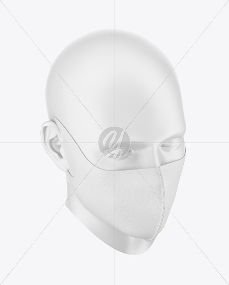 Download Face Mask Mockup In Apparel Mockups On Yellow Images Object Mockups