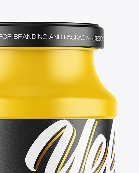 Plastic Sauce Jar Mockup PSD #6
