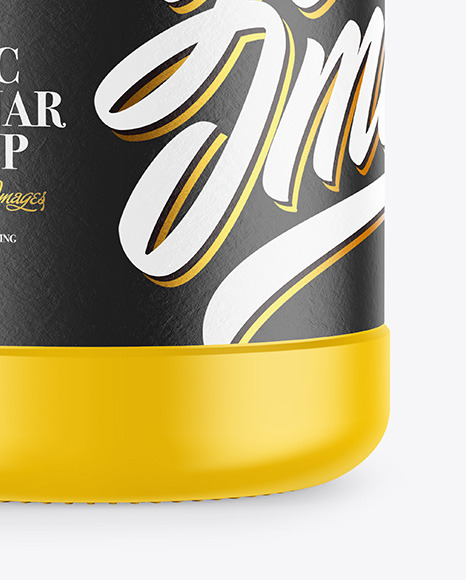 Plastic Sauce Jar Mockup PSD #5