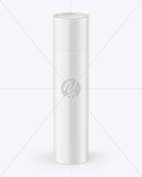 Matte Paper Tube Mockup PSD #3