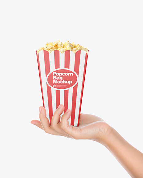 Popcorn Bag Mockup