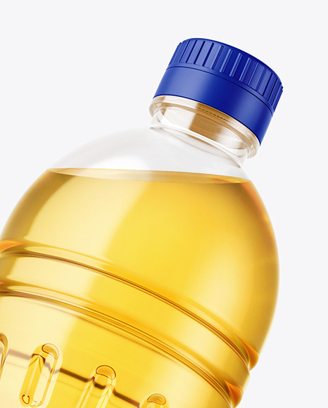 Sunflower Oil Bottle Mockup