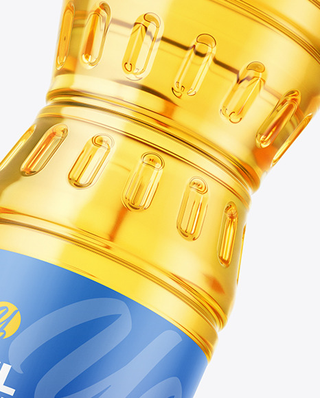Sunflower Oil Bottle Mockup