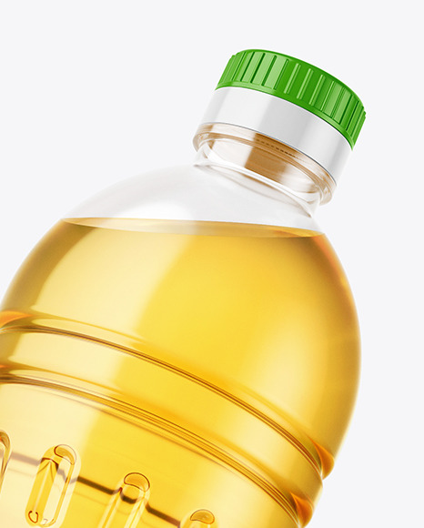 Sunflower Oil Bottle Mockup