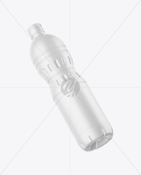 Matte Plastic Bottle Mockup