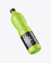 Matte Plastic Bottle Mockup