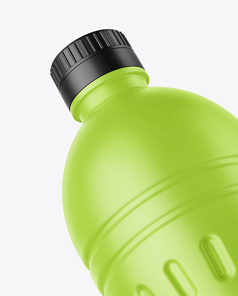 Matte Plastic Bottle Mockup