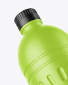 Matte Plastic Bottle Mockup