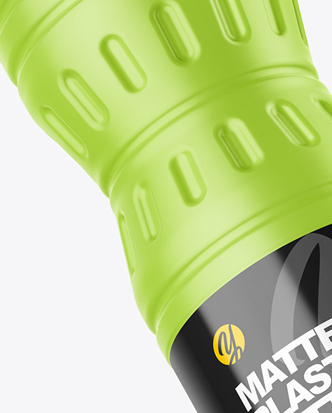 Matte Plastic Bottle Mockup