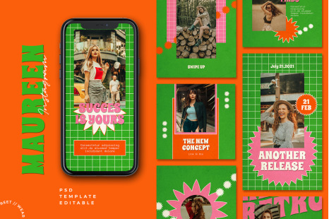 Mauren Instagram Template