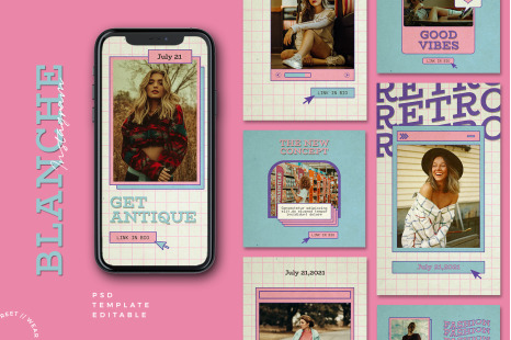 Blanche Instagram Template