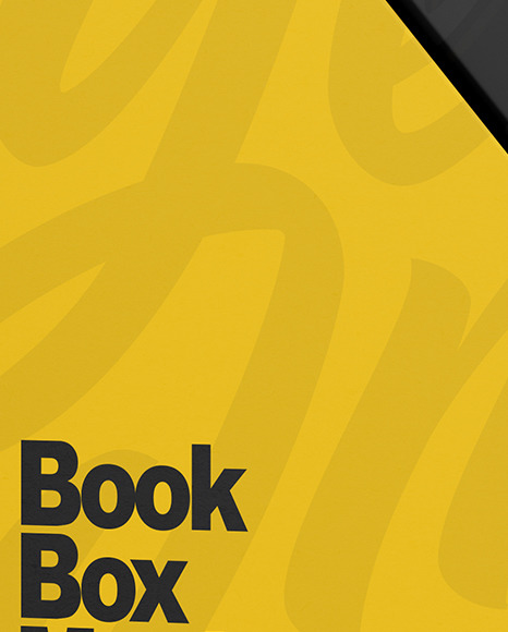 Set of Books in a Box Mockup PSD #1