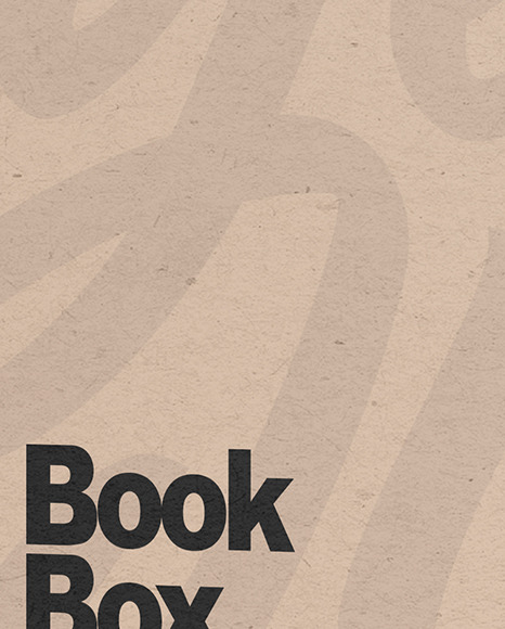 Set of Books in a Kraft Paper Box Mockup PSD #4