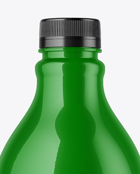Glossy Plastic Bottle Mockup PSD #1