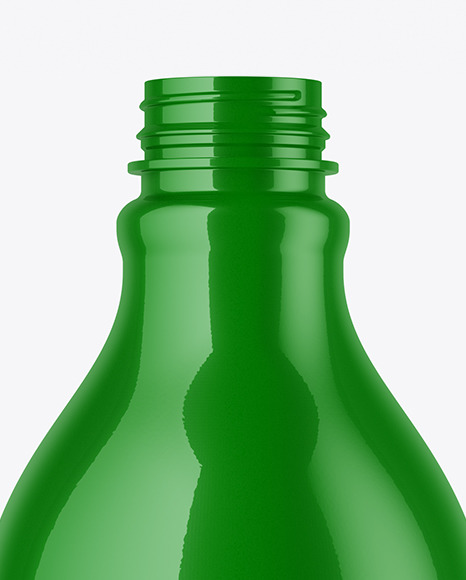 Glossy Plastic Bottle Mockup PSD #6