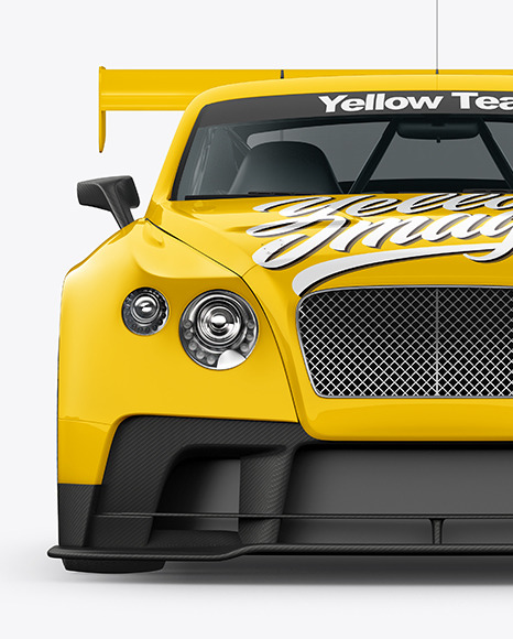 Sport Car Mockup - Front View