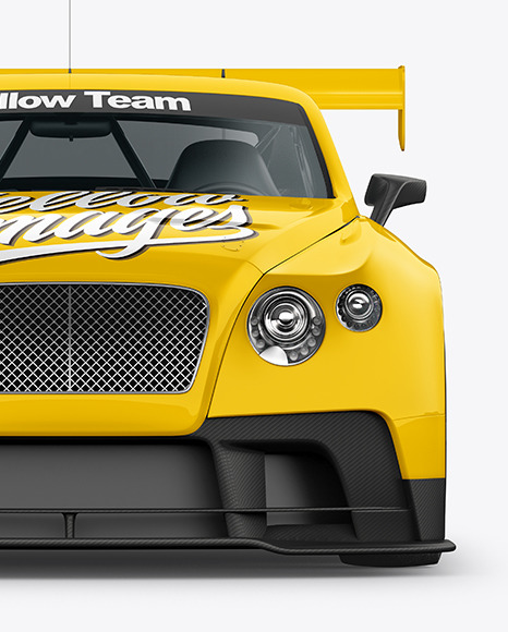 Sport Car Mockup   Front View PSD #2