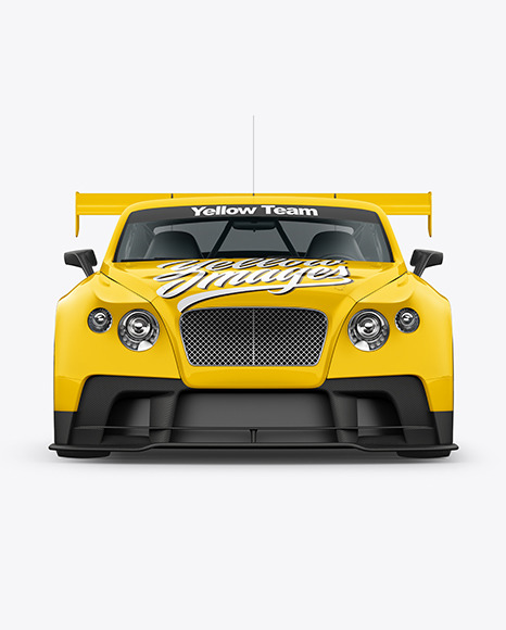 Sport Car Mockup   Front View PSD #7