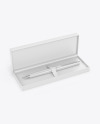 Gift Writing Pen in Box Mockup