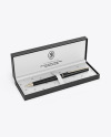 Gift Writing Pen in Box Mockup