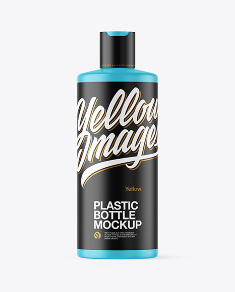 Matte Plastic Bottle Mockup