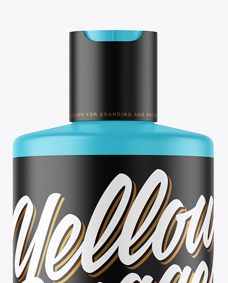 Matte Plastic Bottle Mockup PSD #2