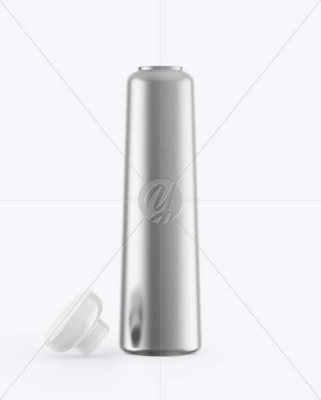 Free Opened Metallic Tube Mockup PSD Mockups