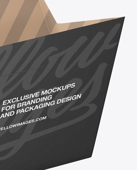 Opened Paper Envelope Mockup PSD #1