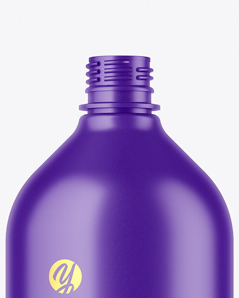 Matte Plastic Bottle Mockup PSD #6